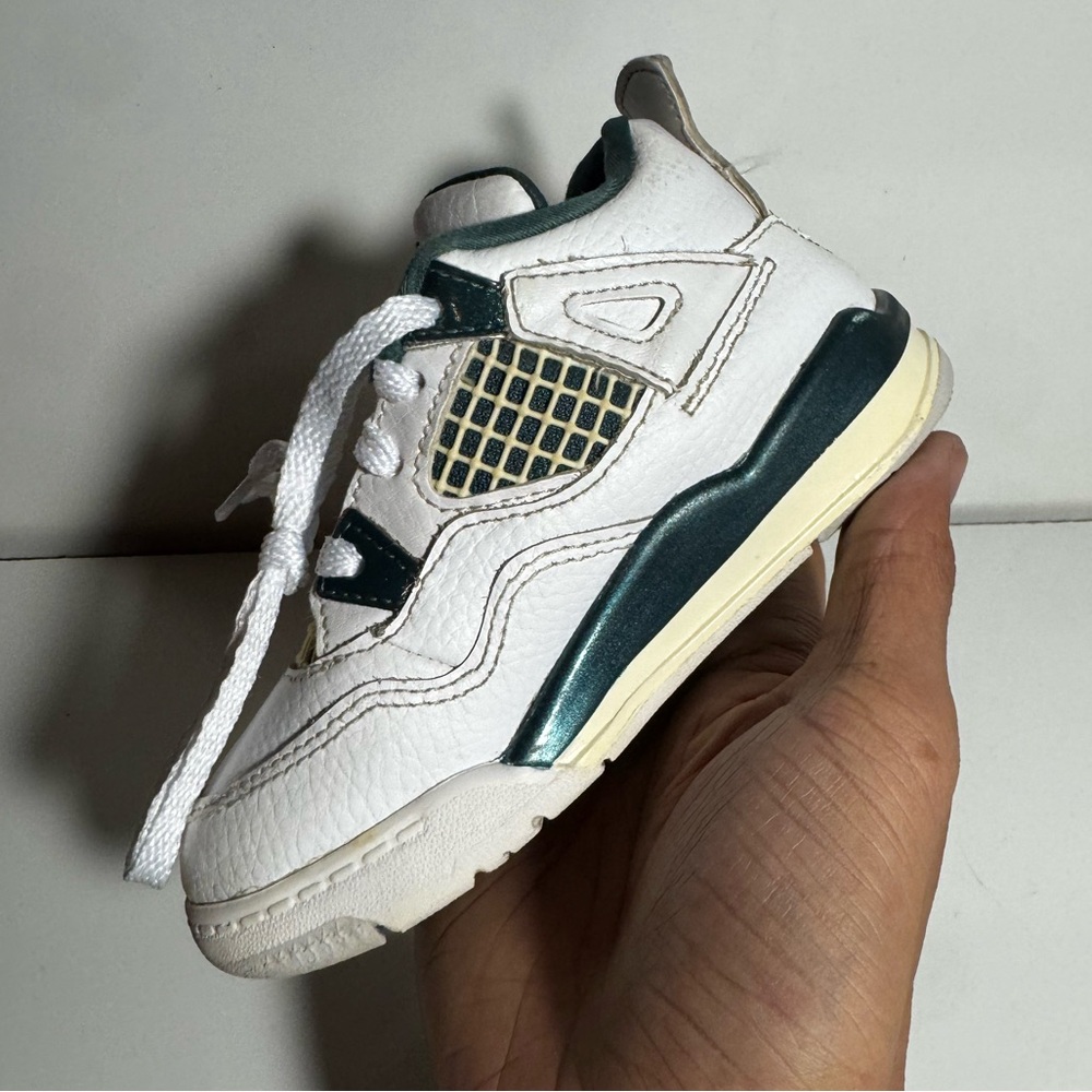 Air Jordan 4 Retro “Oxidized Green” PS Size 8c - Picture 9 of 12
